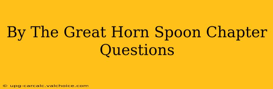 By The Great Horn Spoon Chapter Questions